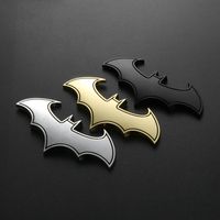 3D Metal Bat Auto Logo Naklejki Samochodowe Metal Bat Badge Emblemat Tail Naklejka Motocykl Stylizacja Narzędzia Akcesoria