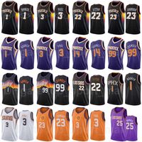 The Finals Patch Basketball Valley Chris Paul Jersey 3 Devin Booker Jerseys  1 DeAndre Ayton 22 Black White Purple Orange Men Stitched Good Champions  From Top_sport_mall, $11.98