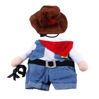 Cosplay Dog Vêtements pour petits chiens Hiver French Bulldog Veste debout Cartoon Halloween Costume Chihuahua