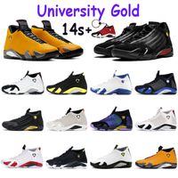 2021 nuevos zapatos de baloncesto 14 14s zapatillas de deporte gimnasio rojo caramelo caña bumblebee universidad oro supwhite supblack thunder alto para hombre entrenadores