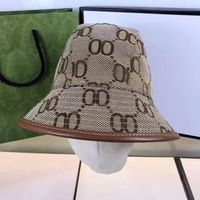 양동이 모자 디자이너 양동이 모자 럭셔리 패션 썬 바이저 클래식 두 편지 해변 모자 야외 여행 모자 좋은 좋은