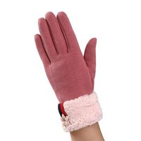 Vijf vingers handschoenen Cuhakci Cashmere Guantes Touchscreen Dames Winter Bloemen Casual Sneeuw Ski Dik Warm