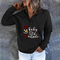 Women' s Hoodies & Sweatshirts Print Christmas Woman Lon...