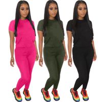Women Designer Tracksuit Embroidery 2 Piece Set Outfits Shor...