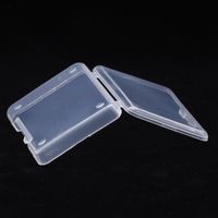 5PCS Collection Container Case jewelry Finishing Accessories Plastic Transparent Small Clear Store box With Lid Storage Box 2039 V2