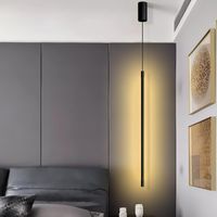 Sarkıt Minimalist Lineer LED Işık Yatak Odası Başucu Stüdyo Uzun Işıklar Noridc Modern Tasarım Duvar Hattı Lambası