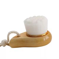 Stock Facial Wood Handle Cleansing Brush Beauty Tools Soft F...