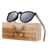 Óculos de sol handmade preto com seus próprios design homens de madeira eyewear mulheres polarized espelho vintage quadrado