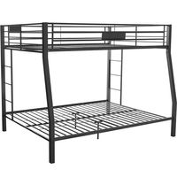 Amerikaanse voorraad slaapkamer meubels ACME LIMBRA FULL XL / QUIK BUNK BED IN SANDY BLACK 38005 A00