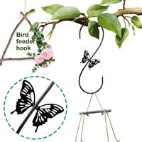 Hooks Rails 2 stks Metalen Kolibrie Feeders Haak Bird Hanger Heavy Duty S Outdoor Hang Outdoor Hanglampen Planten Feed