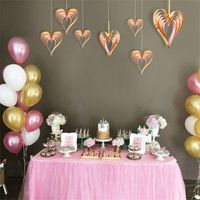 Party Decoration 4 6pcs Love Heart Ceiling Hanging Garland W...