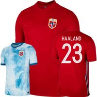 노르웨이 2021 2022 축구 유니폼 20 22 22 Haaland Ödegaard Berge National Team 홈 멀리 축구 셔츠