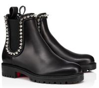 Compre al por mayor Botas Cortas Negras Tacon Rojo de bajo precio \u0026 de  calidad con envío gratuito | Es.DHgate