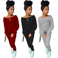 Womens Long Sleeve 2 Piece Set Outfits Sexy luxury Tracksuit...