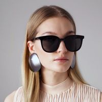 Sunglasses 2021 Square Men Brand Designer Glasses Women Super Star Celebrity Driving Eyeglasses Korean Vers