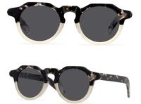 Brand Vintage Round Sunglasses Men Irregular Polygonal Eyegl...