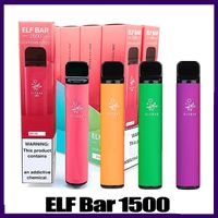 Elf Bar 1500 2000 Puffs E Sigara Tek Kullanımlık Vape Pod Cihazı 850mAh Battey 4.8ml Pods Buharlaştırıcı