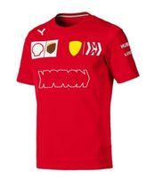 F1 Temporada Traje de carreras Camiseta de cuello redondo de manga corta, Serie de ventiladores, Equipo Top de secado rápido, camiseta personalizada Camisa cultural