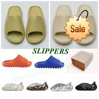 TOP Comfort MX sport Slides Slippers Men Women Desert Sand Black Bone White Core Orange Resin Slide Sliders Sandals Pure Soot Loafers Shoes
