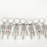 Dreamcatcher Keychains Metal Key ring Fashion Tassel Keychai...