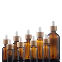 Amber Glass Essential Oil Perfume Bottles Liquid reagent pip...