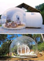 Zelte und Unterkünfte 3m Outdoor Camping Aufblasbare Bubble Zelt Große DIY Klares Haus Home Backyard Kabine Lodge Luft Transparent Zelt1