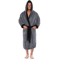 Erkek Pijama Bornoz Kimono Terry Robe Sabahlığı Gübre Özel Bornoz Duş Kış Lounge Giyim Havlu Kapüşonlu Erkek Ev Gecelik