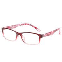 여성 스프링 힌지 꽃 인쇄 수지 독서 렌즈 안경 레이디 안경 보호기 안경 장관 확대 선글라스 다른도 +1.0 +1.5 +2.0 +2.5 +3.0 +3.5 + 4.0