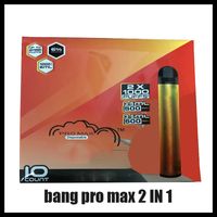 Bang XXL PRO Max 스위치 일회용 장치 키트 Vape 2 in 1 6ml 포드 2000 퍼프 1100mAh 배터리 XXTRA 더블 펜 퍼프 플렉스 Ezzy Super