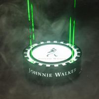 Party Decoration Johnnie Walker VIP Butelka Presenter LED Glorifier Glorfier Wyświetlacz z Laser Light Dla DJ Pub Disco Events Lounge Bar
