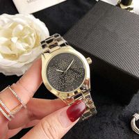 Fashion Brand Watches women Girl crystal Big letters style M...