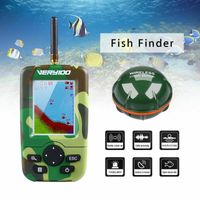 Fish Finder 100M Camo Wireless ЖК-дисплей с дисплеем Sounar Sensor для CARP Fishing USB аккумуляторный FishFinder