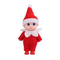 Perakende Toddler Mini Noel Bebekler Elfler Bebekler Plushies 9 cm 3.5 inç Tiny Peluş Oyuncaklar Noel Tatil Aksesuarları Dekorasyon Hediyeler Kız Erkek Çocuk Çocuklar