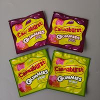 500 ملغ من الحشيش Gummies Berry Sour and Gummies Sours Bag Bagging Rope Bag Candy Edibles أكياس