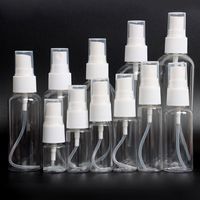 10 20 25 30 50 60 80 100 ml paquete de cuidado de la piel de embotellado de botella de mascotas de plástico