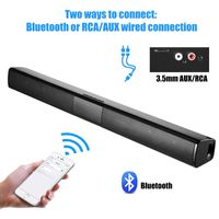Soundbar, 20W TV-Soundleiste Kabelgebundener und drahtloser Bluetooth-Home Surround-Soundleiste für PC-Theater-TV-Lautsprecher