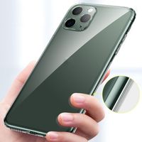 2021 Coque de téléphone cellulaire transparent Acrylique Acrylique Hybrid Armure Hard PC Soft TPU Crystal Case pour iPhone 12 Mini 11 PRO X XS MAX XR 8 7 6 Plus En stock