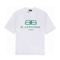 Balencaigas T-shirts Designer-Männer-Sweatshirt Hoodies 2022SS-Pariser neuer grüner dreidimensionaler Schaumbriefdruck