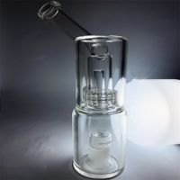 Grande vapexhale Glass in vetro IDRATUBE con 1 gabbia per uccelli perc per evaporatore per creare vapore liscio e ricco GB314b