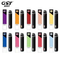 GST Biest Einweg Zigarette Square Rod Device Kit 2000Pappen Verfügbar 1000mAh Batterie 6,8ml Leer Pod Pena57A48