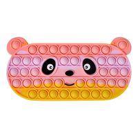 Panda Style Fidget Bubble Pencil Case Cute Cartoon Shape Sta...