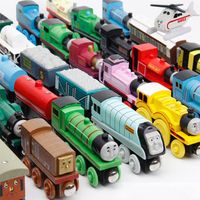 에밀리 나무 열차 마그네틱 목조 기차 모델 자동차 장난감 Brio 브랜드 트랙과 호환 철도 기관차 장난감 어린이를위한 장난감