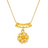 24K Gold Plated Pendants Necklaces for Women No Fading No Al...