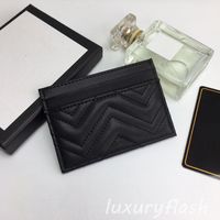 Calf Leather Card Holder V- shaped Pattern High- quality Desig...