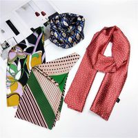 Sjaals 2021 Lange sjaalstijl voor vrouwen All-match Tie Pakketriem Koreaanse halsdoek Professional