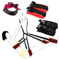NXY SEX SWING 360 Spinning Swivel Hanging Deur Positie Enhancer Silk Eye Blinddoek Volwassen Stoelen Erotisch Speelgoed Voor Couples1210