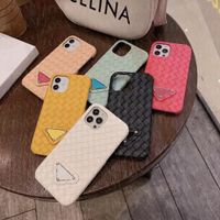 Colorful Triangle Design Phone Cases Braided Pattern For IPh...