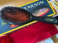 Mason P BN2 Pocket Bristles y cepillo de cabello de nylon Cojín suave de grado jabalí de grado Superior Peine con caja de regalo