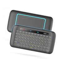 H20 Mini Universal Wireless Keyboard Backlight TouchPad Air Mouse IR Leunend Afstandsbediening voor Andorid Box Smart TV Windows