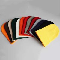 Berets Unisex Wool Acrylic Knitted Caps For Women Men Autumn...